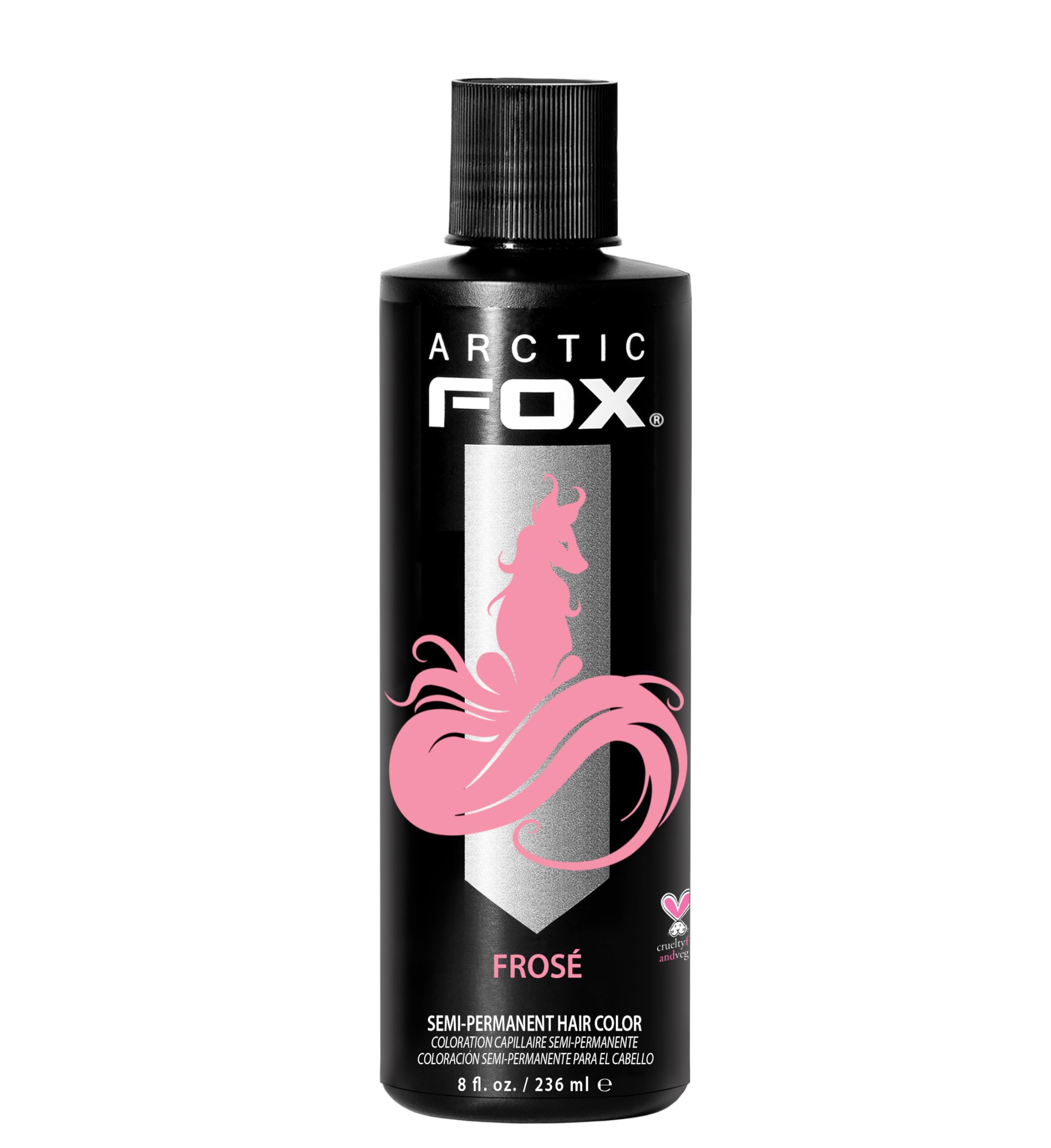  Arctic Fox Vegan and Cruelty-Free Semi-Permanent Hair Color Dye (8 Fl Oz, FROSE) - Quick and Easy Hair Color at Home
| 