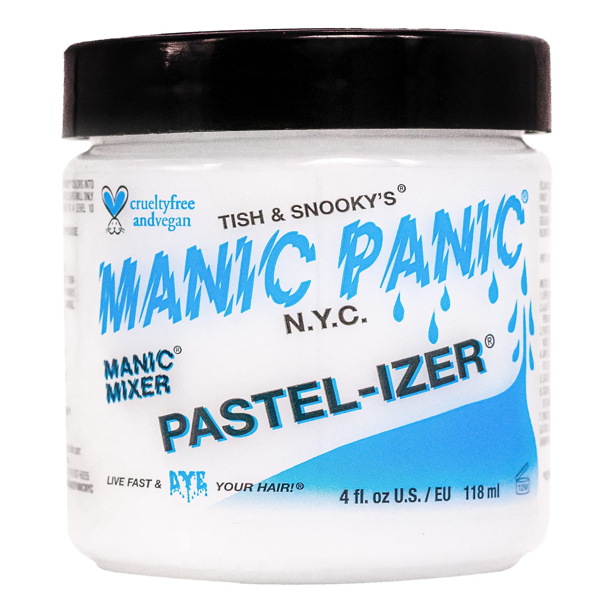 MANIC PANIC Pastelizer Pastel Hair Color Mixer for Vibrant & Long-lasting Color
| MANIC PANIC Pastelizer Pastel Hair Co